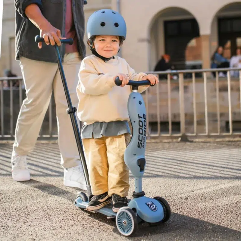 Scoot & Ride Highwaykick 1 Push & Go – Trottinette 3-en-1 Steel
