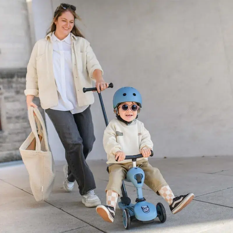 Scoot & Ride Highwaykick 1 Push & Go – Trottinette 3-en-1 Steel