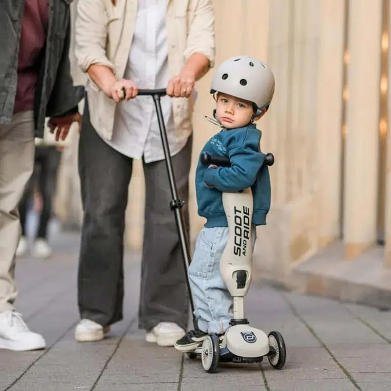 Highwaykick 1 Ash – Trottinette 3-en-1 Push & Go