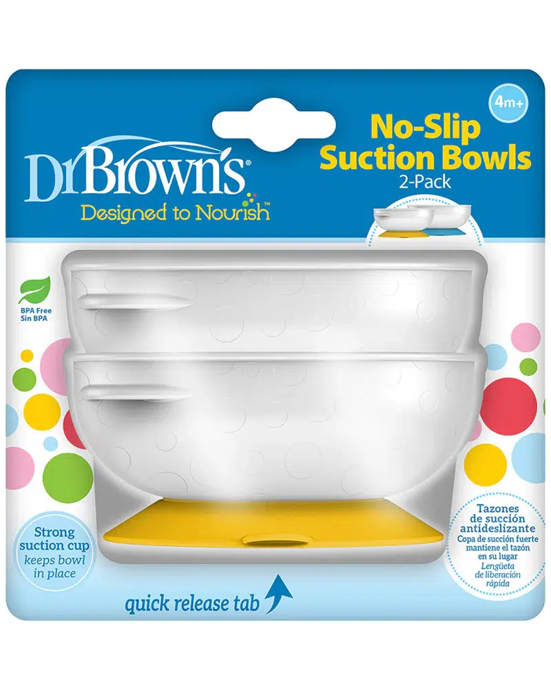 Bols à Ventouse Bébé Dr. Brown's 4M+