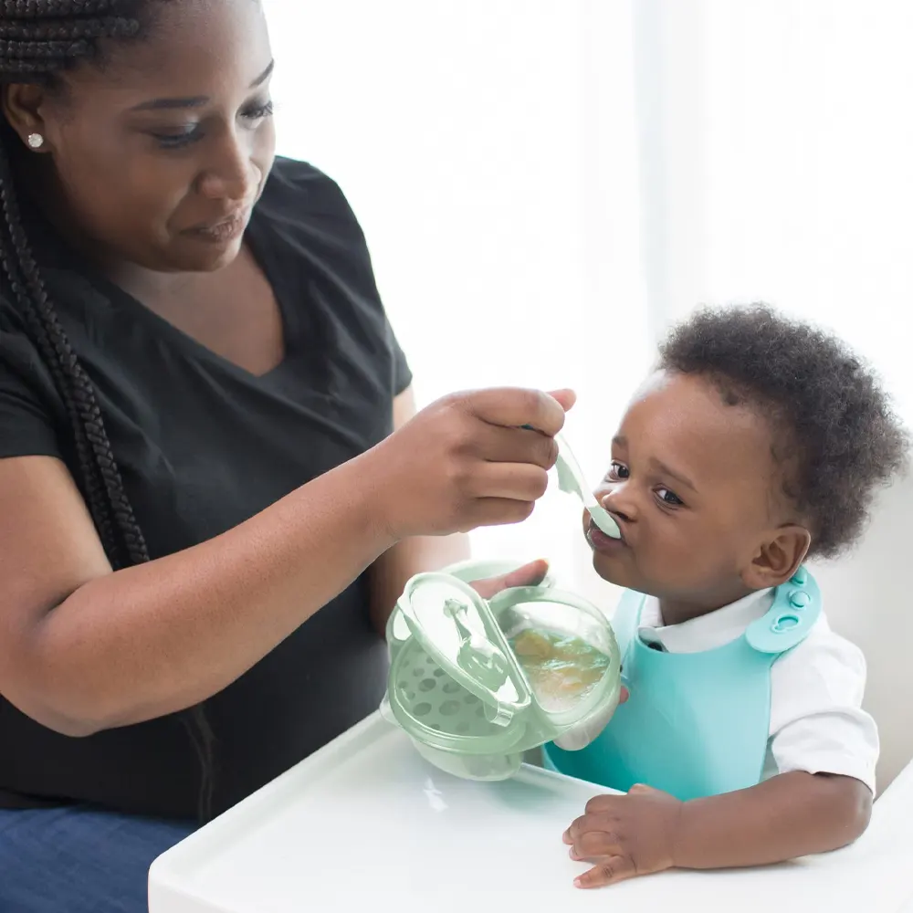 Dr. Brown’s Bol & Cuillère Travel Fresh™ 4M+ – Vert