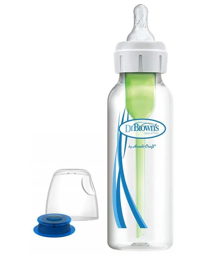 Dr. Brown's Biberon Système d'Alimentation Spécialisé 250ml + Tétine L1 & Valve