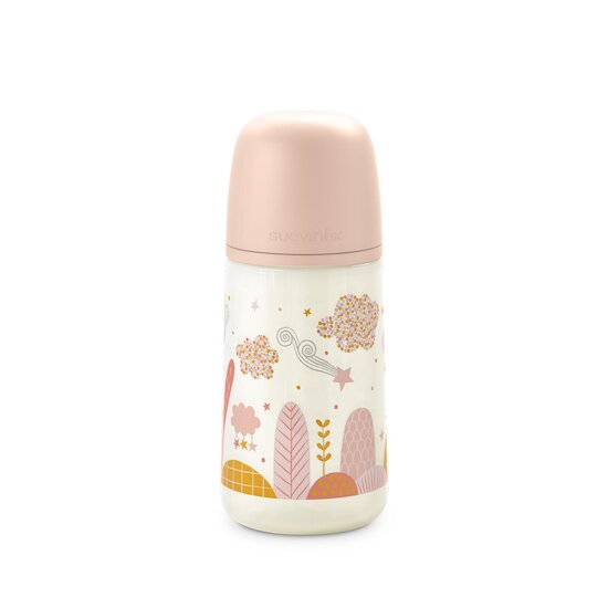 Suavinex Biberon tetine dreams Rose 270 ml