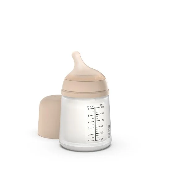 Biberon ZERO-ZERO 180 mL Anti-colique – Débit S Nouveau-né