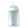 Suavinex Biberon silicone Colour Essence Bleu Débit moyen/240 ml