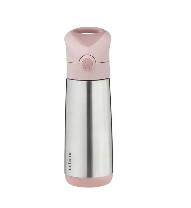 BBox Gourde Isotherme à Paille 500ml – Blush Crush inox