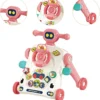 Trotteur 6 en 1 multifonctionnel interactif rose