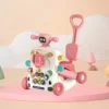 Trotteur 6 en 1 multifonctionnel interactif rose