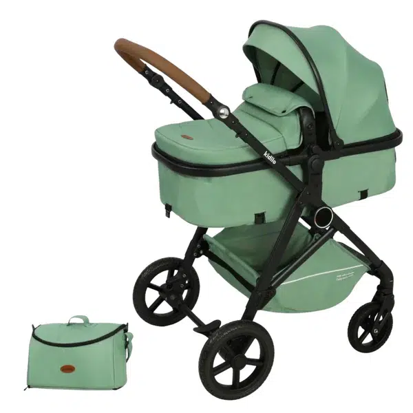 Poussette Combinée 2 en 1 Bébé avec Nacelle - KIDILO