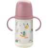 Gobelet Anti-Goutte 270 mL Rose Suavinex Walk in the Park avec Poignées