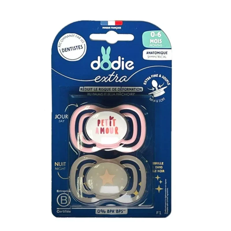 Dodie Sucettes anatomiques F1 – 0 à 6 mois