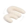 Doomoo Coussin twisty 2en1 Beige rosé