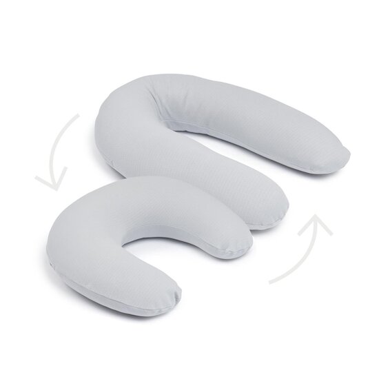 Doomoo Coussin Twisty 2 en 1 – Gris
