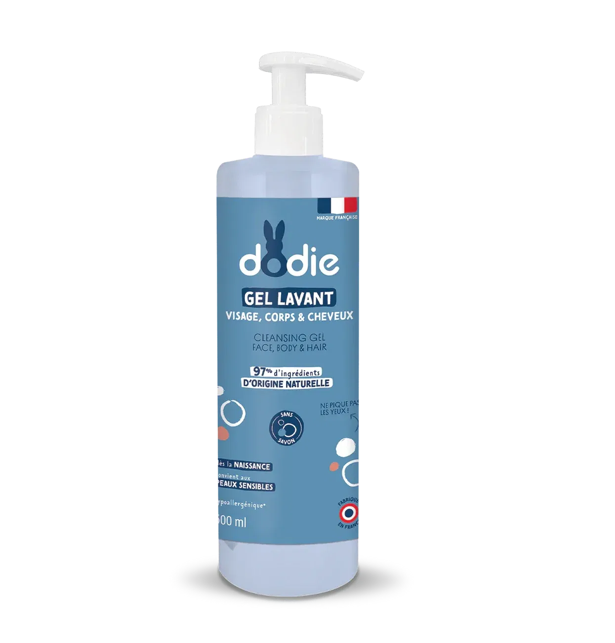 Gel lavant bébé DODIE 3 en 1 – 500ml