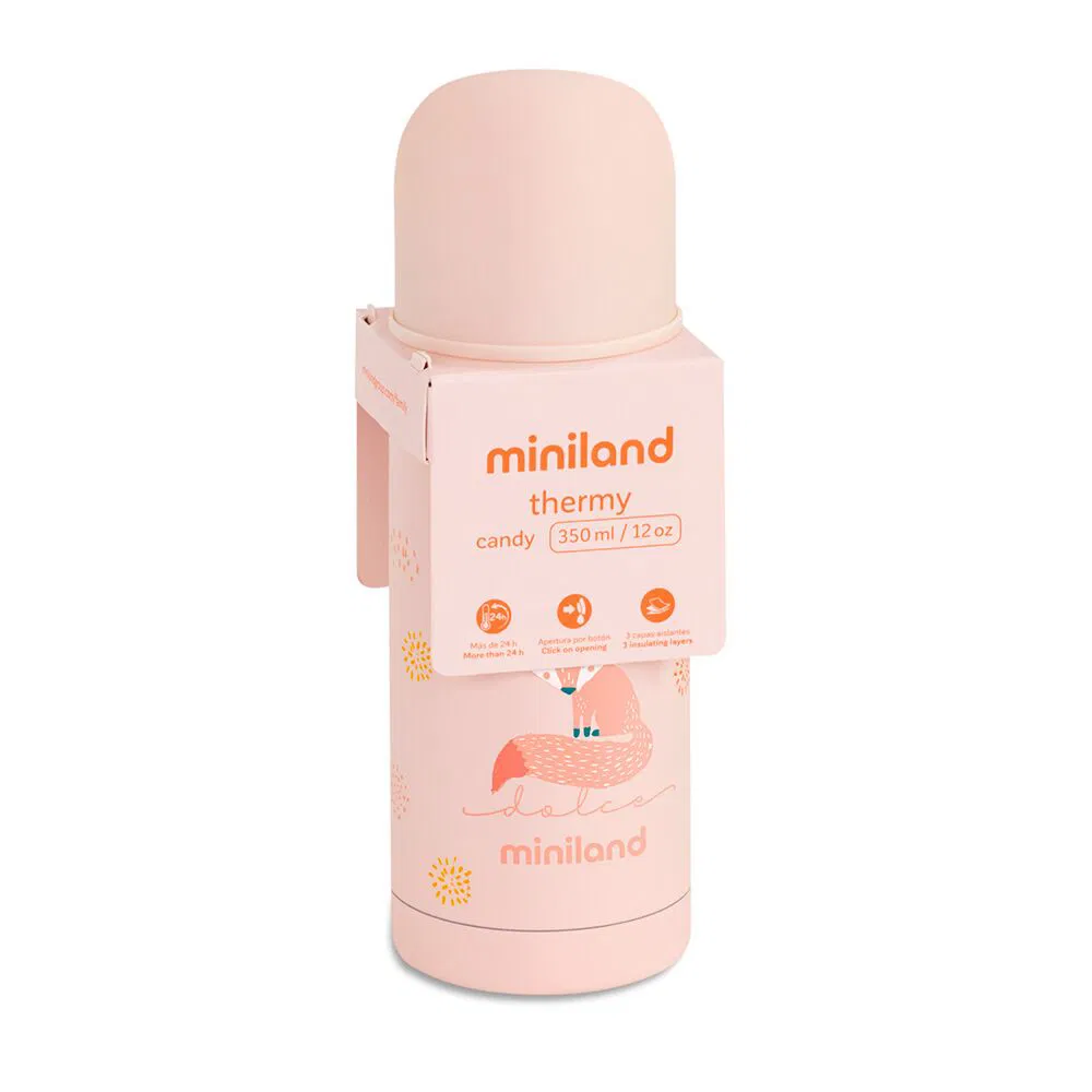 Miniland Thermos Thermy Candy 350ml Bébé – Acier Inox – Image 2