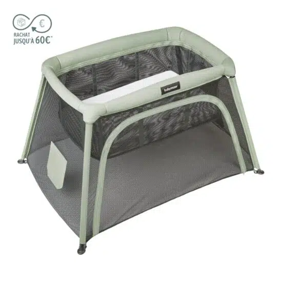 Lit Parapluie Babymoov Moov&Comfy Vert/Noir