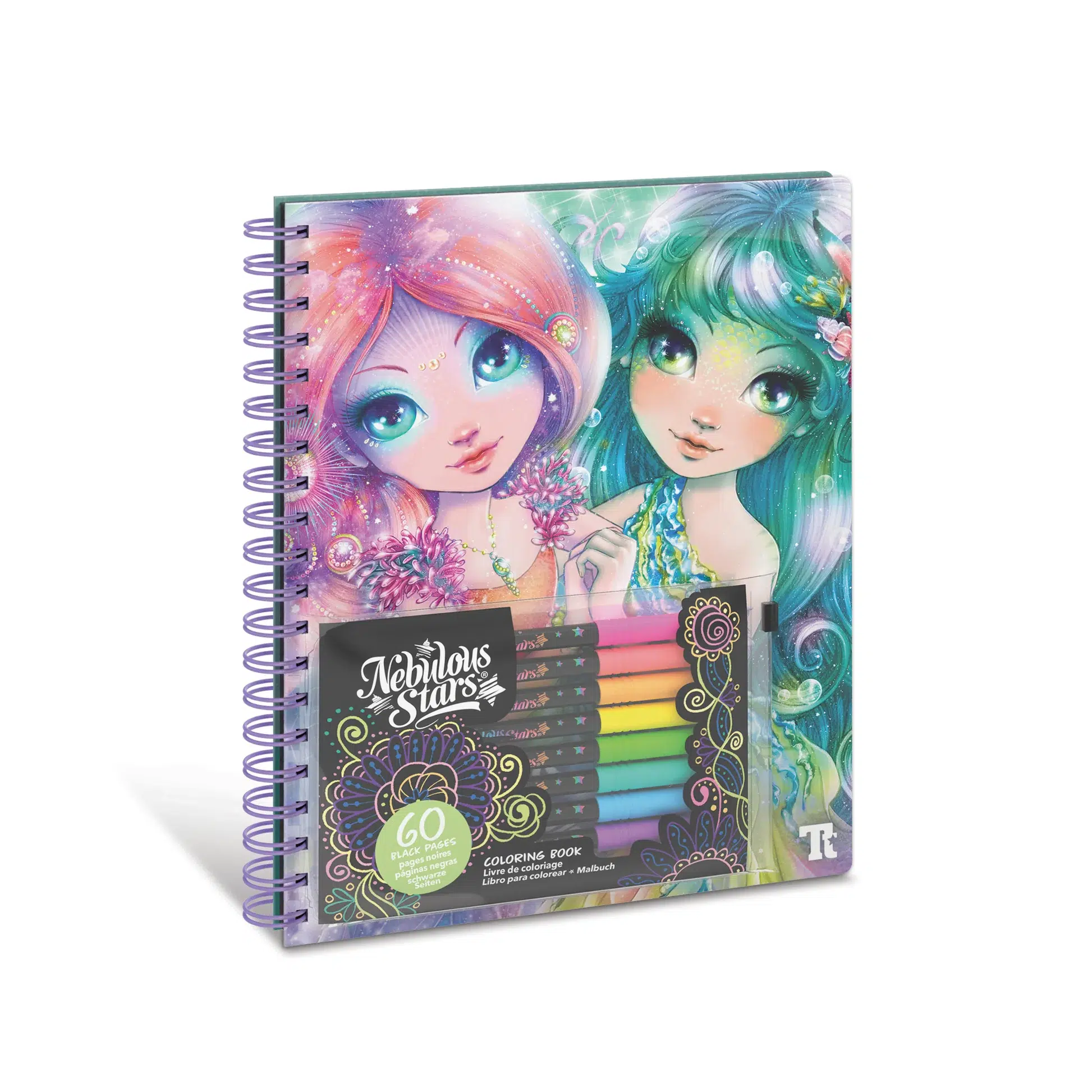 Nebulous Stars - Livre de coloriage à pages noires