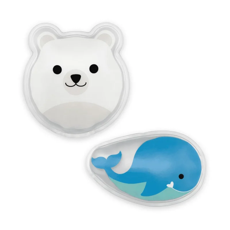 Compresse froide Dr Brown’s Ours & Baleine Pack 2