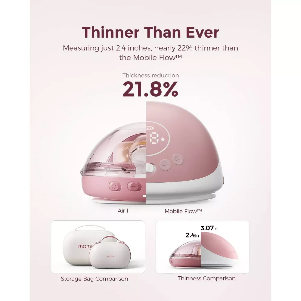 Tire-Lait Mains Libres Air 1 Momcozy Portable – Image 3