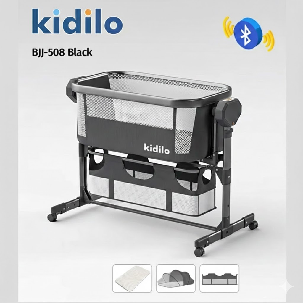 Cododo Électrique Gris Kidilo avec Télécommande – Image 3