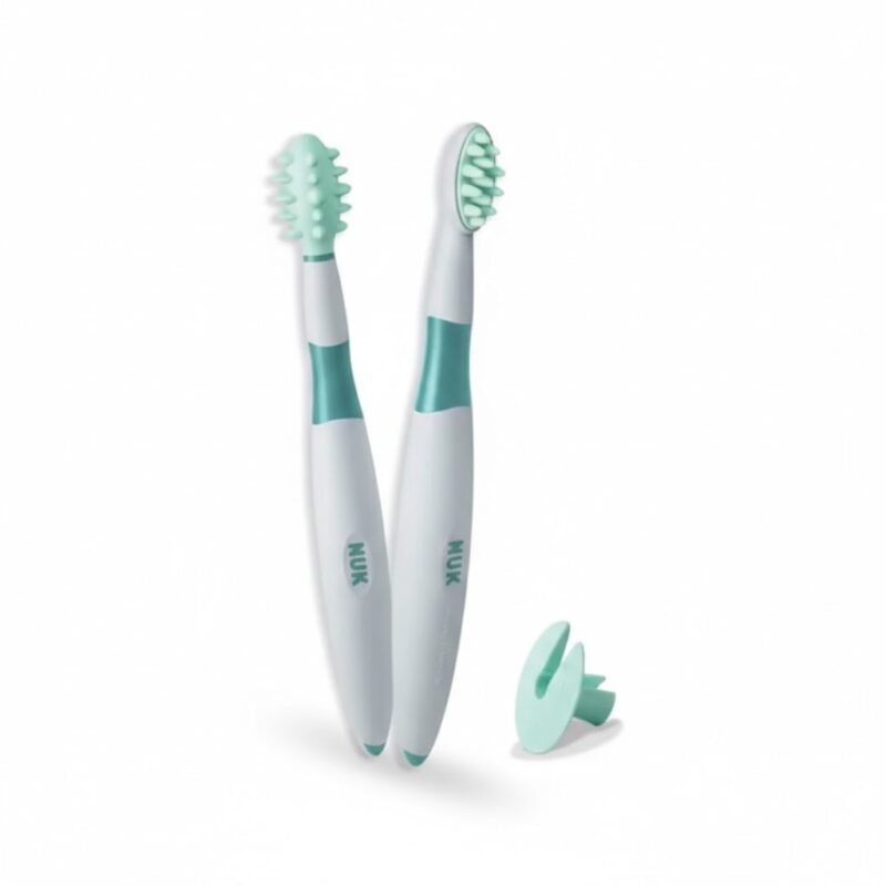 NUK Set de Brosses à Dents Éducatives Bébé 6+ Mois