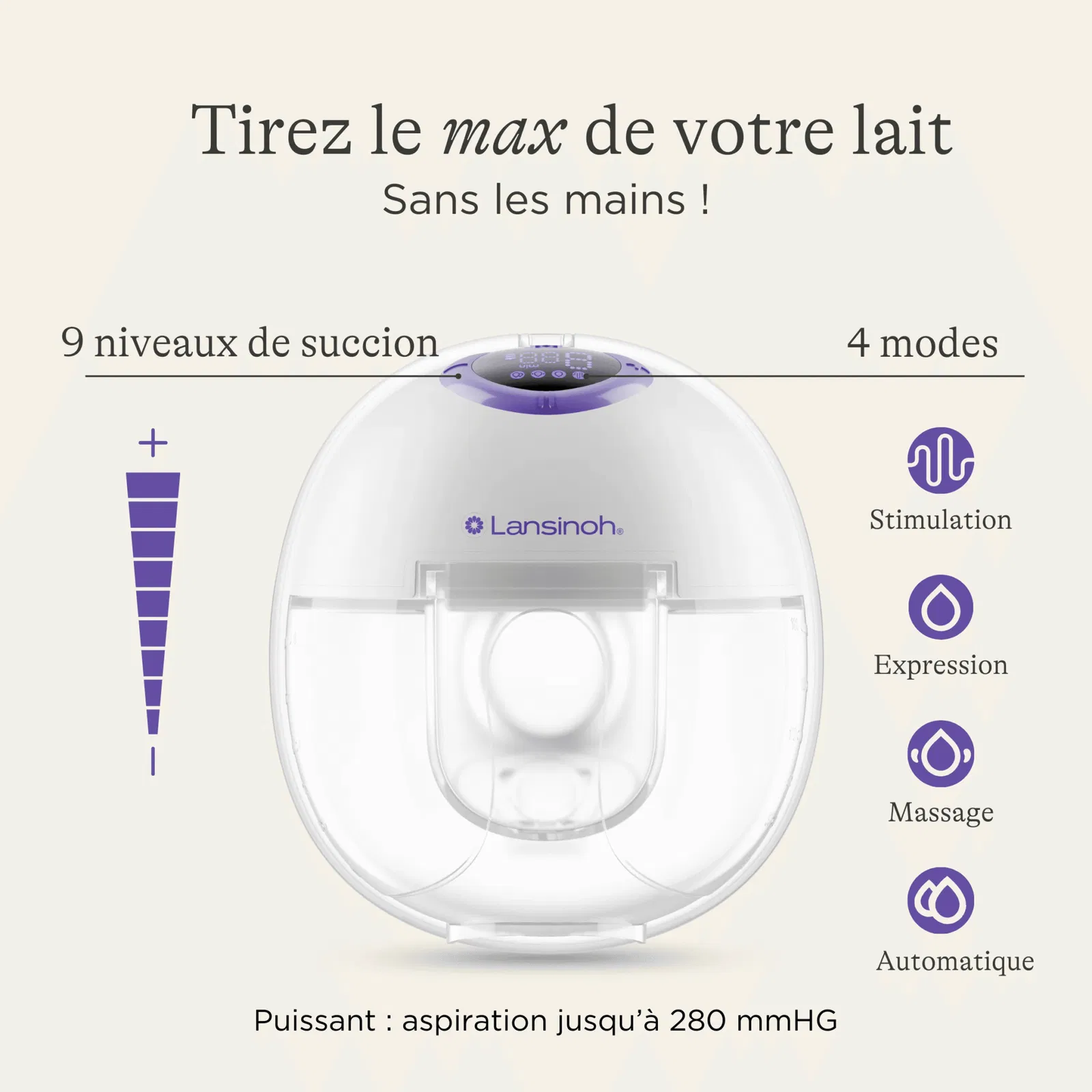 Lansinoh Tire-lait Mains Libres Double – Image 2
