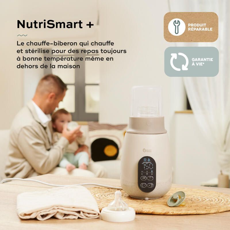 Chauffe-biberon Nutrismart + Mineral Beige - BABYMOOV – Image 2