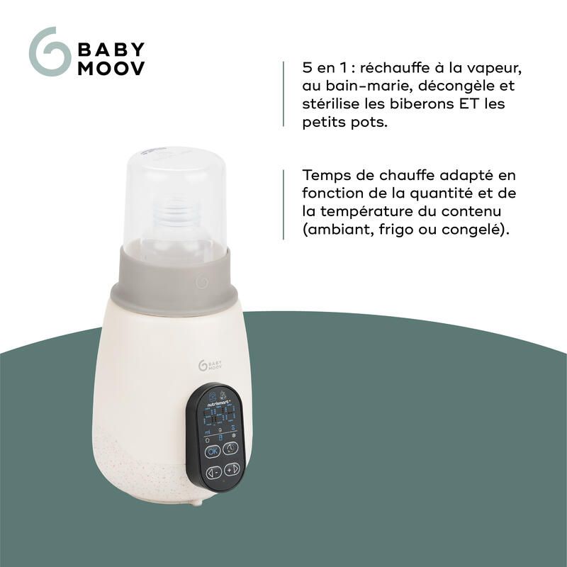 Chauffe-biberon Nutrismart + Mineral Beige - BABYMOOV – Image 3