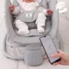 Balançoire Électrique Bébé 4en1 Mastela Gris Clair