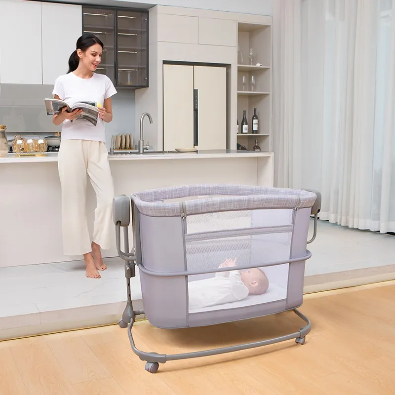 Lit cododo Deluxe Électrique 3-en-1 – Mastela - Gris – Image 5