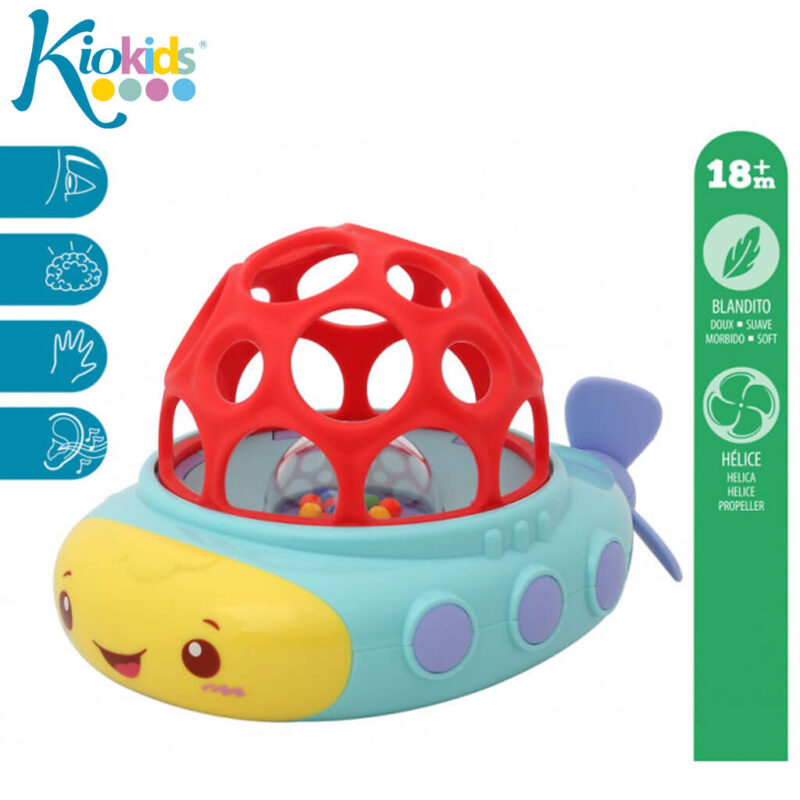 Jouet Sensoriel Bébé avec Balles et Toit Souple