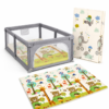 Pack Parc XL MS + Tapis Éléphant Ours 120x180 cm
