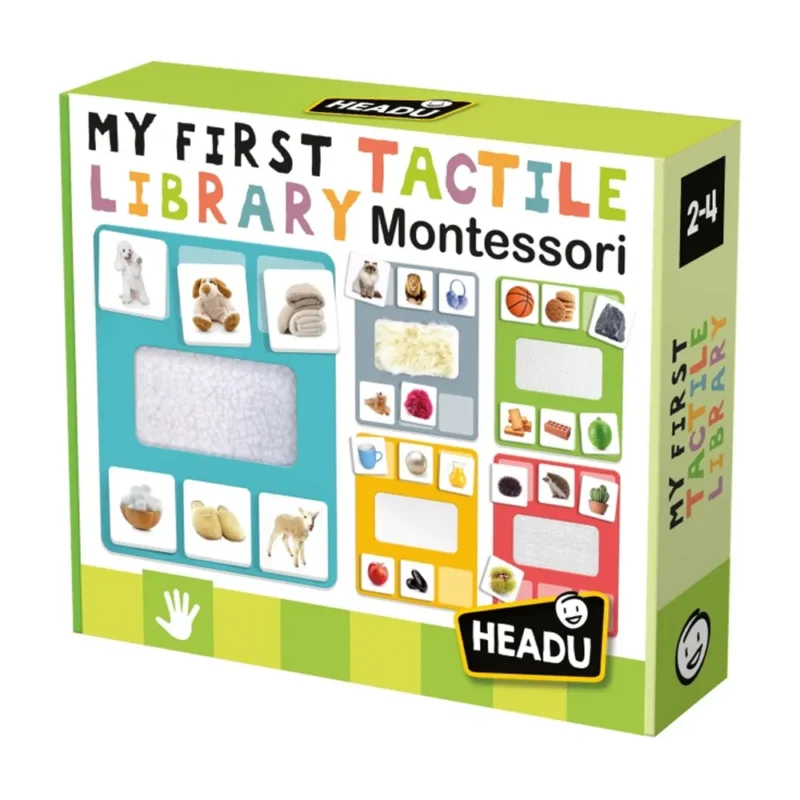 Headu My First Tactile Library Montessori
