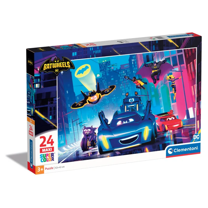 Puzzle Batwheels – 24 pièces maxi – Clementoni