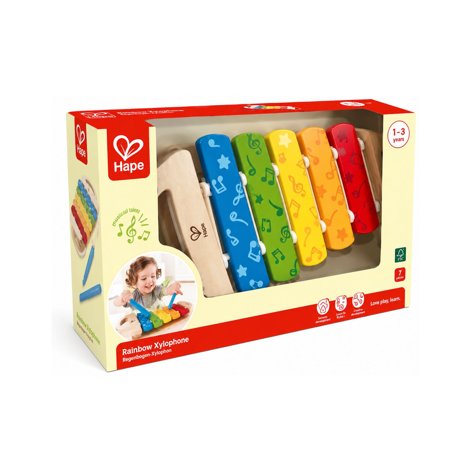 Xylophone arc-en-ciel