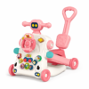 Trotteur Multifonction 6 en 1 pour Bébé Rose Huanger