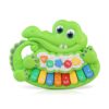 Piano crocodile lumineux et sonore