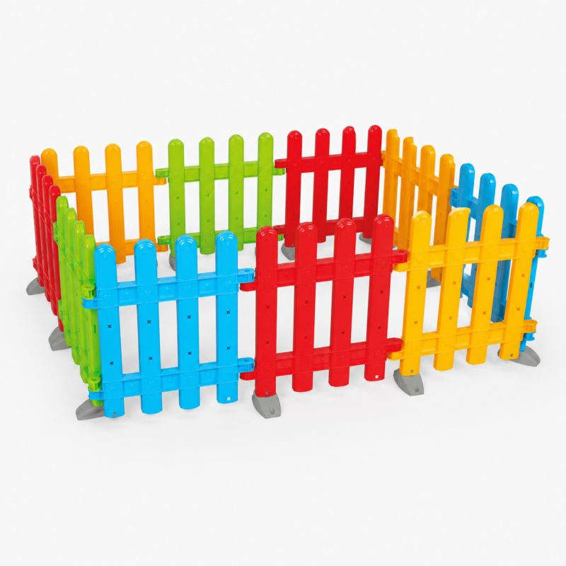 Clôture de Jeu pour Enfants Pilsan – Multicolore 10 Éléments