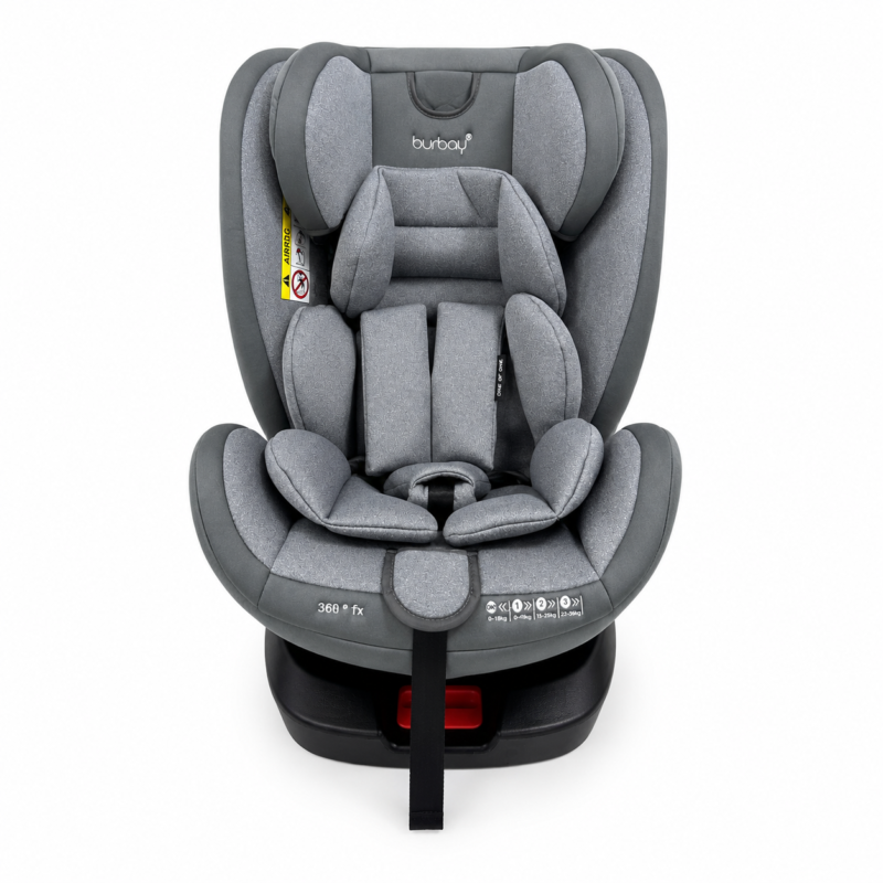 Siège Auto Bébé Burbay ISOFIX 360° Gris
