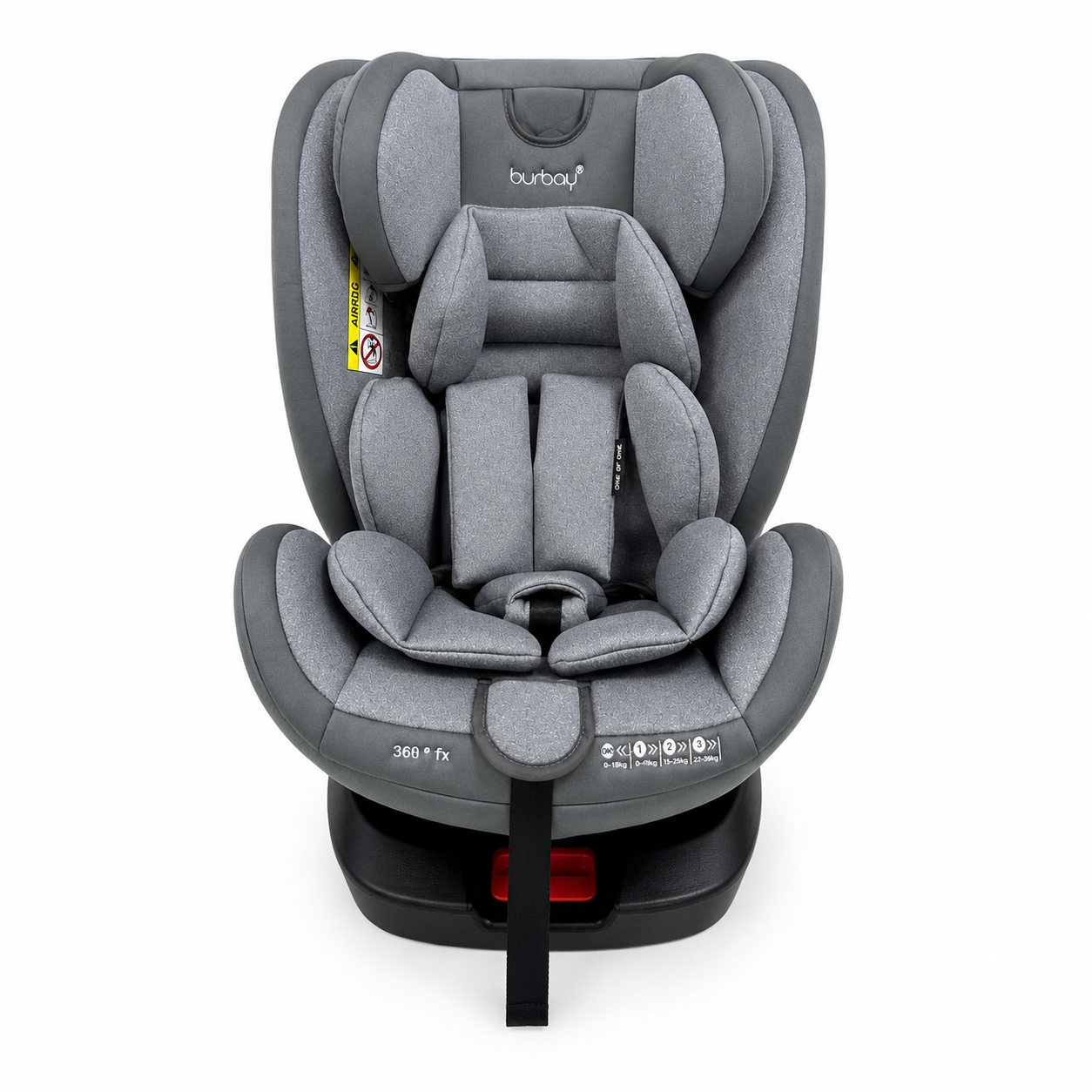 Siège Auto Bébé Burbay ISOFIX 360° Gris