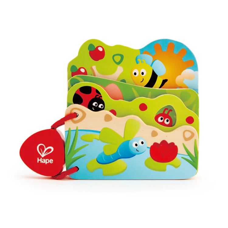 Hape Baby’s Bug Book – Livre Bébé en Bois