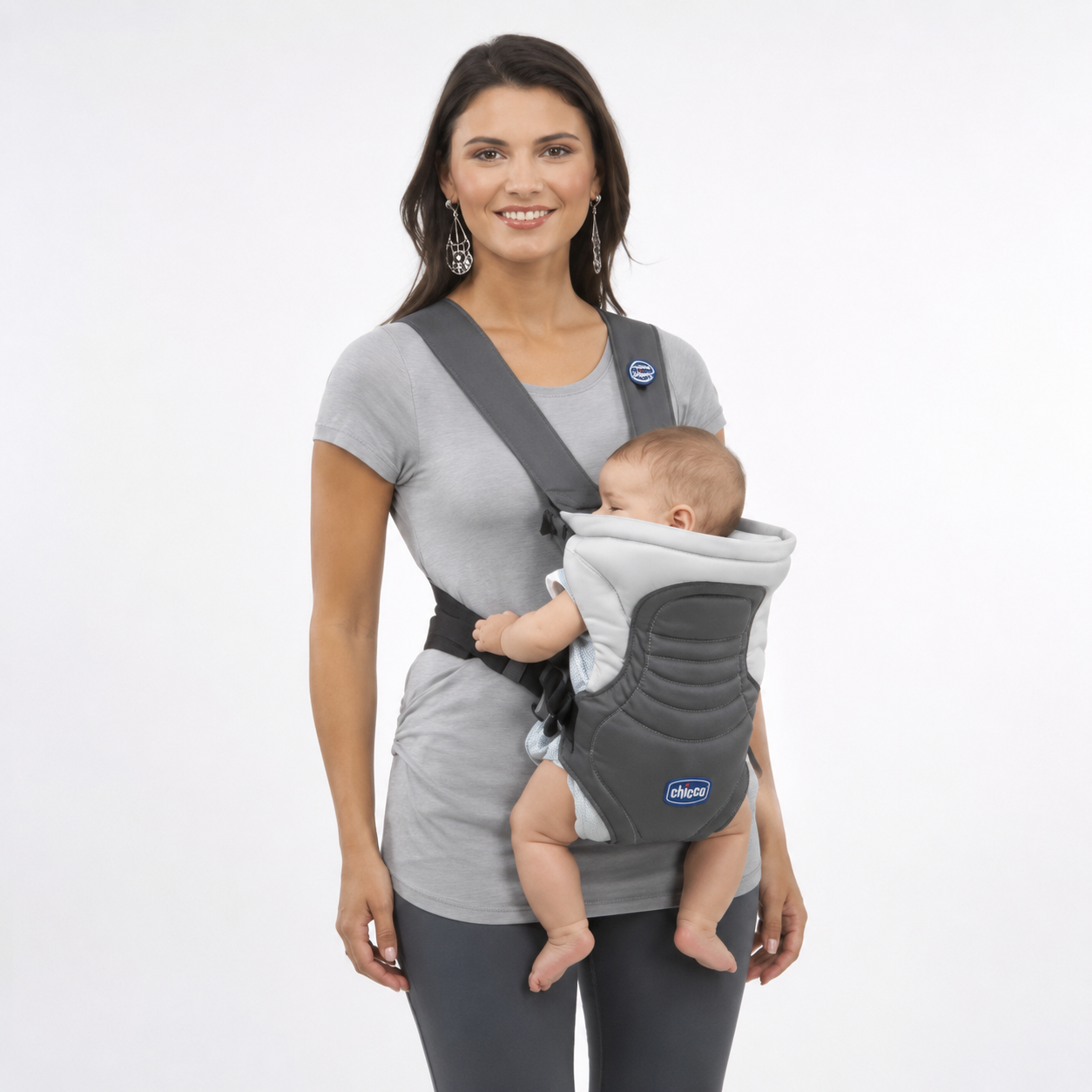 Porte-Bébé Soft & Dream Chicco 3 Positions Gris