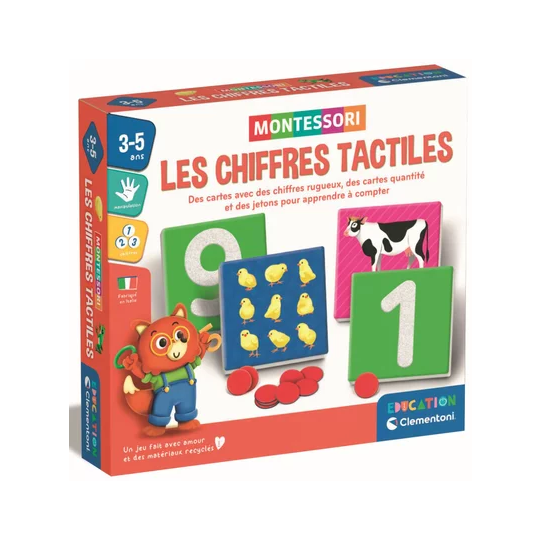 MONTESSORI LES CHIFFRES TACTILES