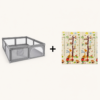 PaParc bébé XXL avec tapis Girafe Scooter 180x200 cm