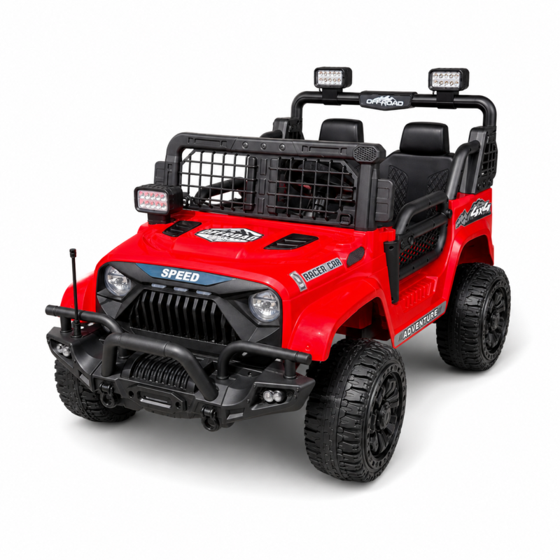 Grand Jeep 4x4 électrique 2 places – 4 moteurs