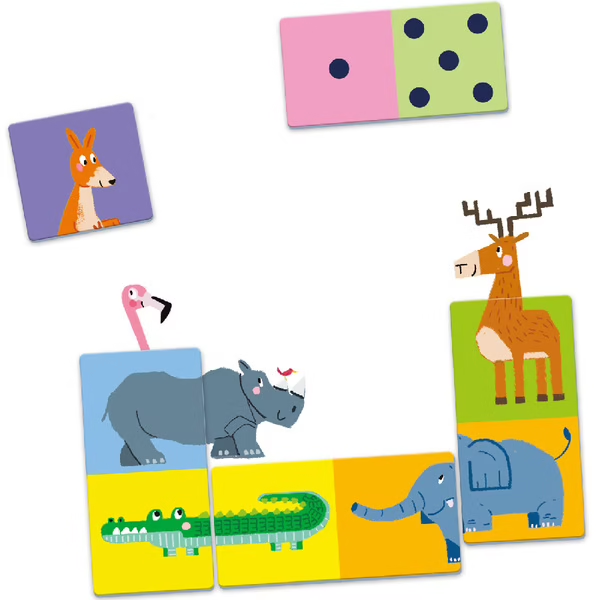 Domino chiffres et animaux