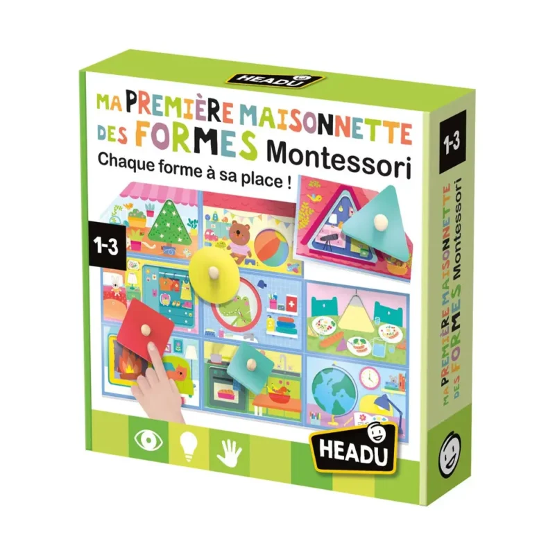Headu Montessori Ma Première Petite Maison des Formes