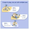Trotteur Bébé 2 en 1 avec Table d’Activités – Bleu
