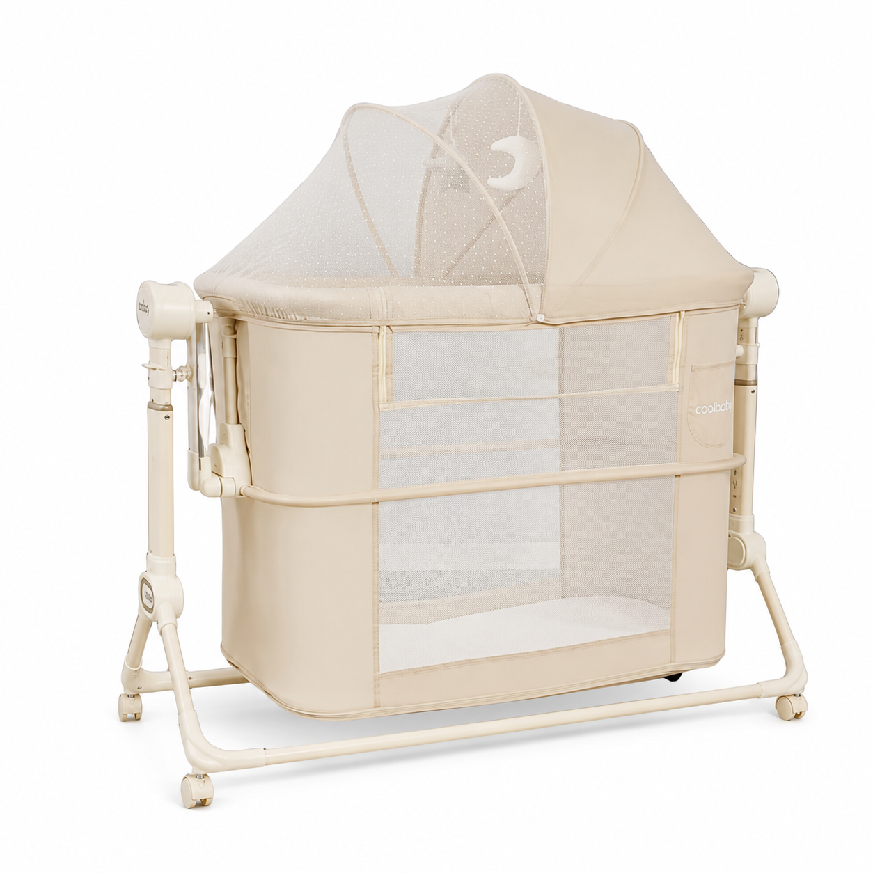 Berceau Cododo Électrique Balancelle 4 en 1 Cool Baby Beige