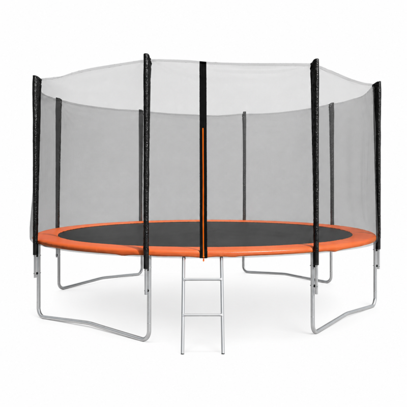 Trampoline Diam 4,27 m avec filet de sécurité et échelle - ALEO by Trigano